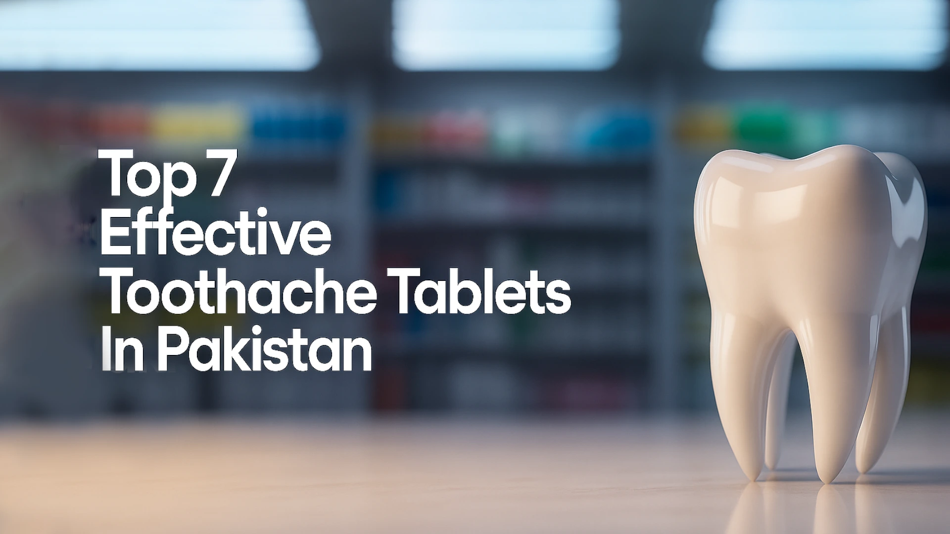 Top 7 Effective Toothache Tablets in Pakistan